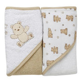 Toalla con Capucha Osito Marrón  S/2